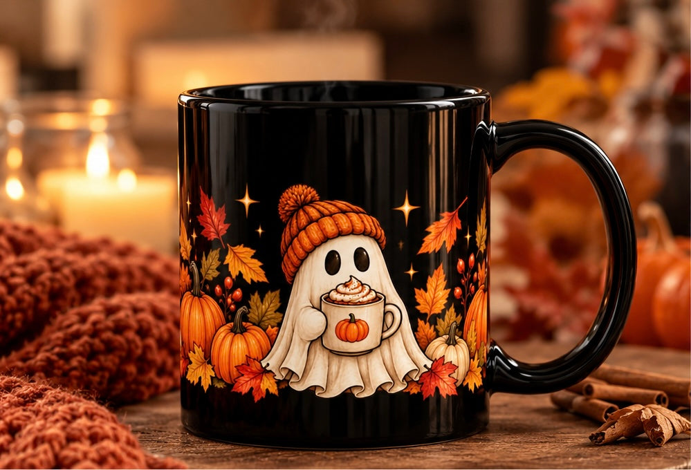 Ghost Pumpkin Mug