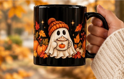 Ghost Pumpkin Mug