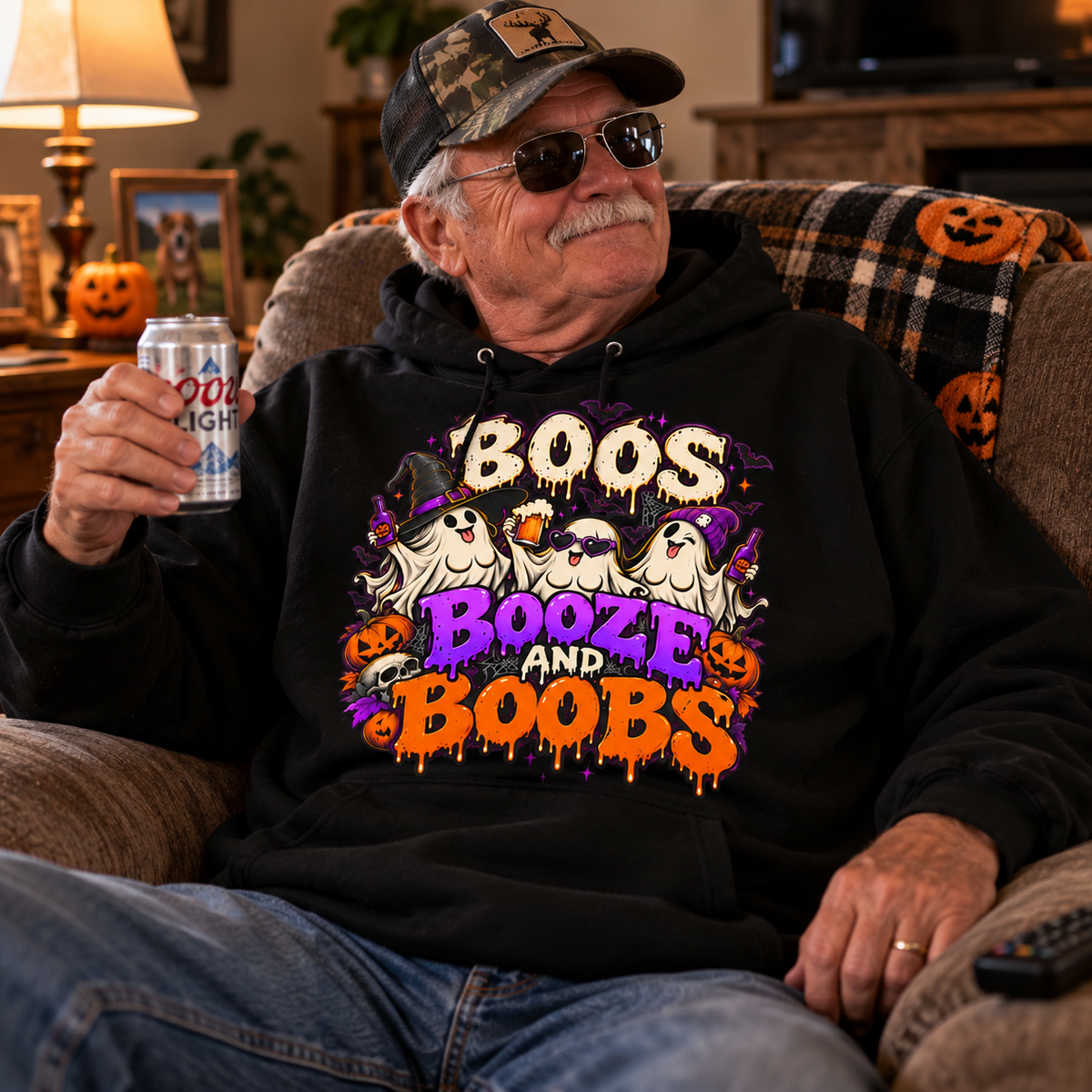 Boos, Booze & Boobs Hoodie